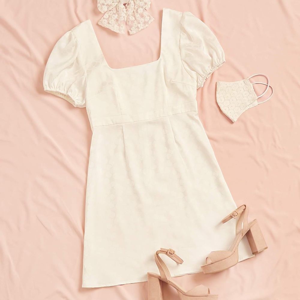I Wanna Be Adored ModCloth White Babydoll Dress